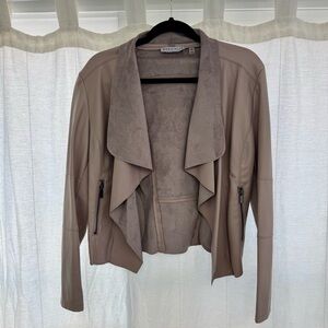 Bagatelle waterfall jacket in tan, size M